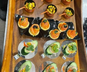 A platter of assorted amuse bouche_BlvdChangi