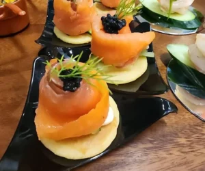 An array of small, bite-sized appetizers_BlvdChangi