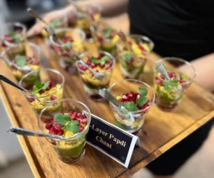 A platter of small, bite-sized appetizers_BlvdChangi