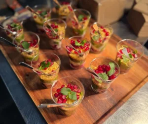 Appetizers served in shot glass_BlvdChangi