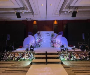 A decorated wedding event hall_BlvdChangi
