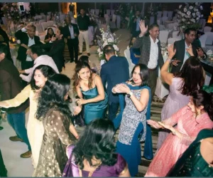 People dancing and enjoying in event hall_BlvdChangi
