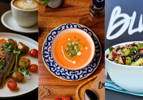 Healthy and Hearty dishes like Pan Seared Sea Bass, Soup & Nutritious Quinoa Salad from Blvd Changi