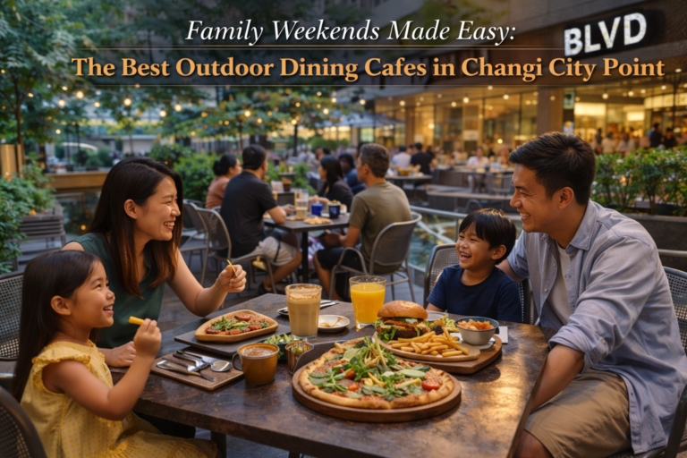 Best Outdoor Dining Cafes in Changi City Point | BLVD